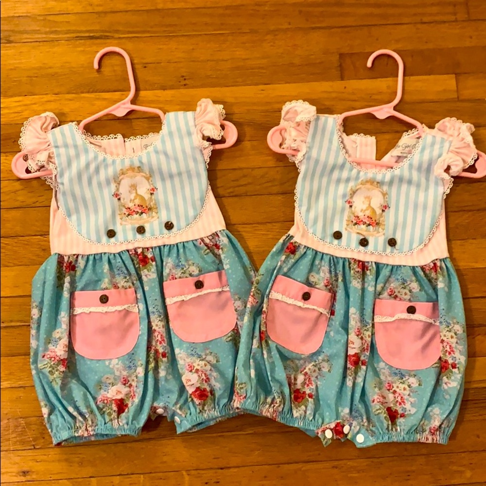 TWINS! BEAUTIFUL one of a kind Easter outfits!!